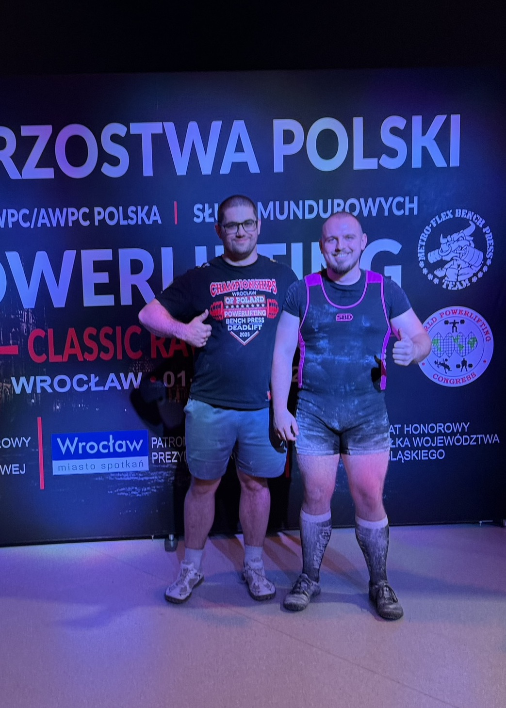 Jakub Sołoducha na Mistrzostwach Polski w trójboju siłowym WPC Wrocław